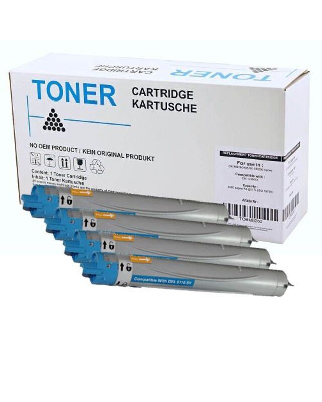 Set 4X alternatief Toner voor Dell 5110Cn