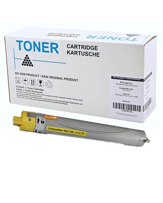Dell JD750 GEEL HC compatibel toner voor de 5110 cn nieuw