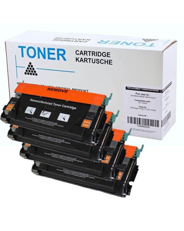 Set 4X alternatief Toner voor Lexmark C746 C748