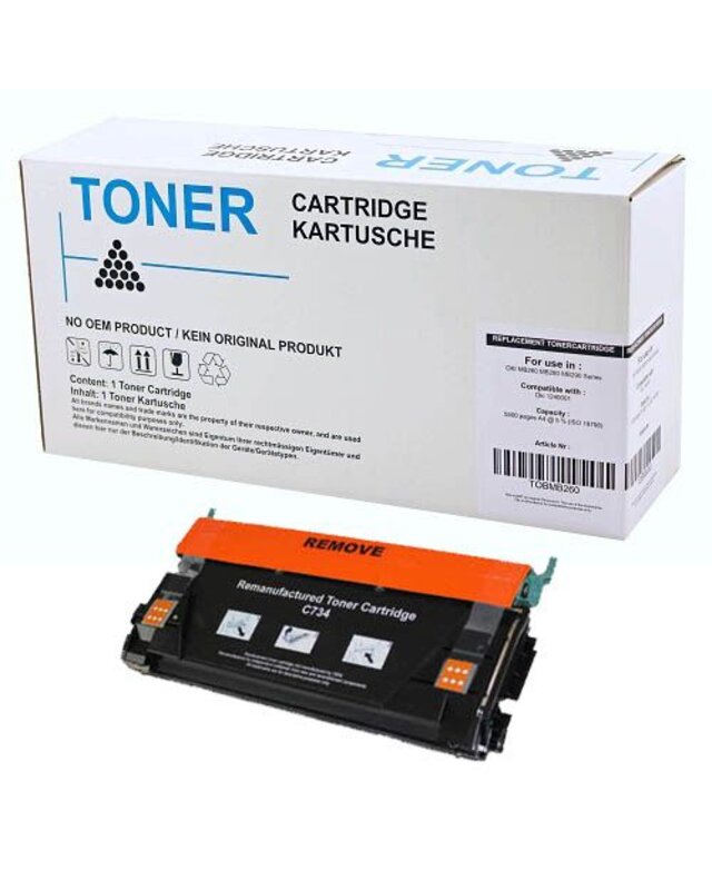 alternatief Toner voor Lexmark C 734 736 zwart