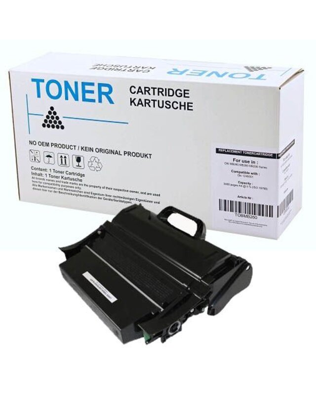 alternatief Toner voor Lexmark Optra X651 X652 zwart