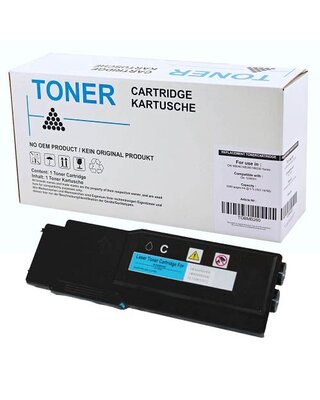 alternatief Toner voor Dell C2660 C2665 cyan 4000 paginas