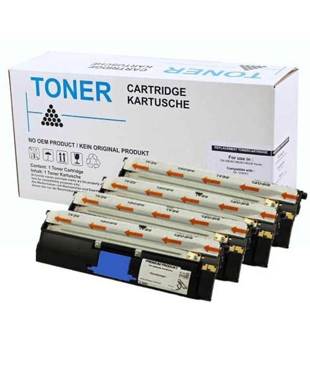 Set 4X alternatief Toner voor Minolta Magicolor 2400