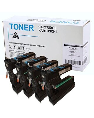 Set 4X alternatief Toner voor Minolta Mc5430