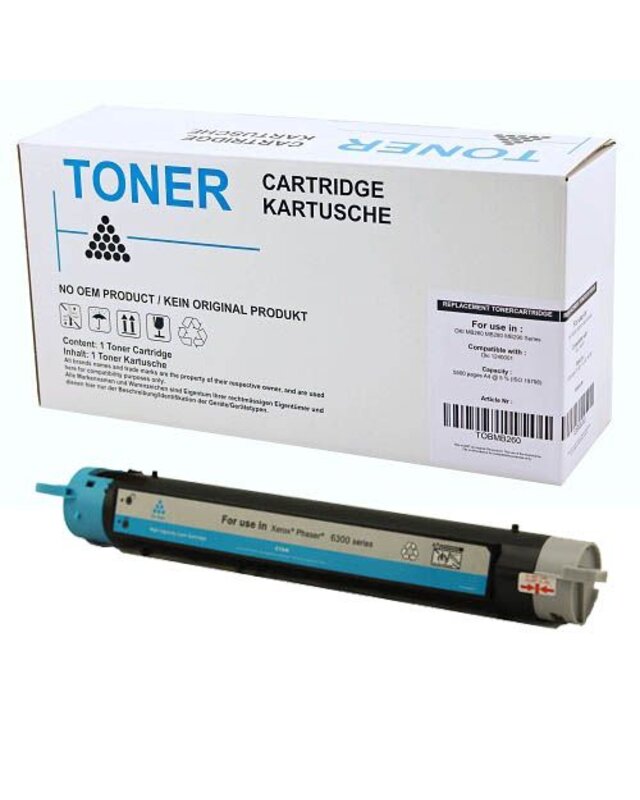 alternatief Toner voor Xerox Phaser 6300 cyan
