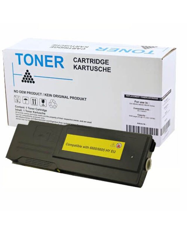alternatief Toner voor Xerox Phaser 6600 Wc6605 geel