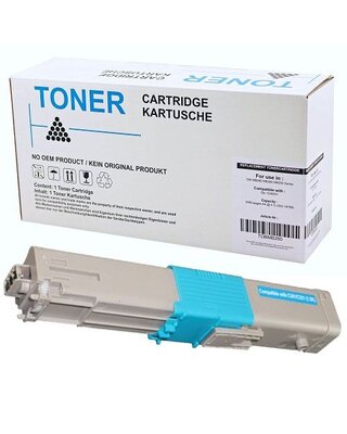 alternatief Toner voor Oki C301 C321 cyan