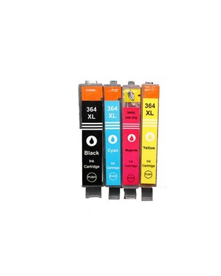 Set 4X alternatief patroon voor Hp 364XL