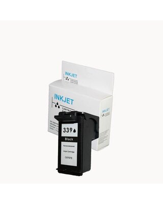 alternatief inkt cartridgee voor Hp 339 zwart wit Label