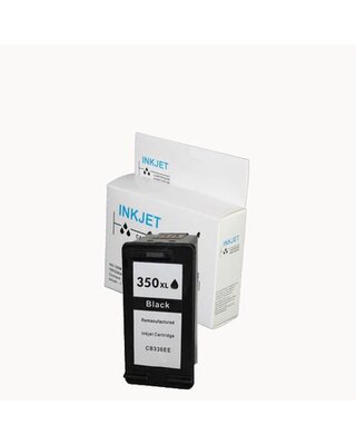 alternatief inkt cartridgee voor Hp 350Xl zwart wit Label