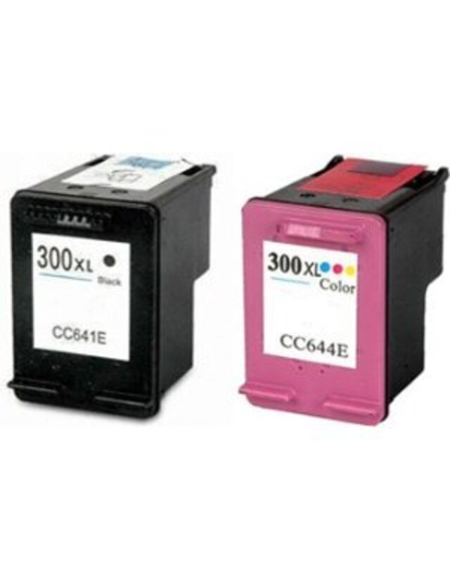 Set 2X alternatief patroon voor Hp 300Xl/300Xl