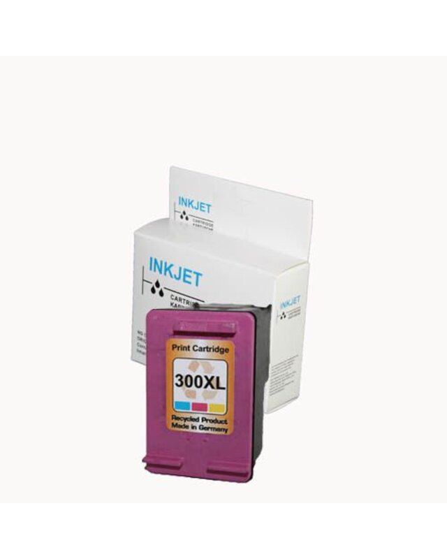 alternatief inkt cartridgee voor Hp 300Xl gekleurd met niveau-indicator wit Label