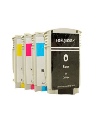 Set 4X huismerk kleur   innktcartridge patroon voor Hp 940Xl