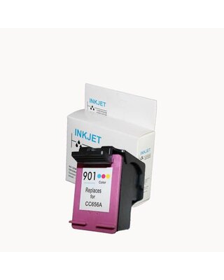 alternatief inkt cartridgee voor Hp 901Xl gekleurd met niveau-indicator wit Label