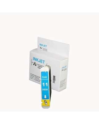 alternatief inkt cartridgee voor Hp C4836A Nr.11 cyan wit Label