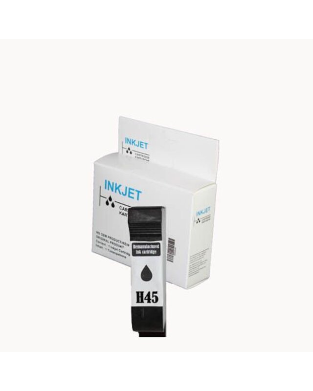 inkt cartridge compatibel voor Hp 51645A Nr.45 wit Label