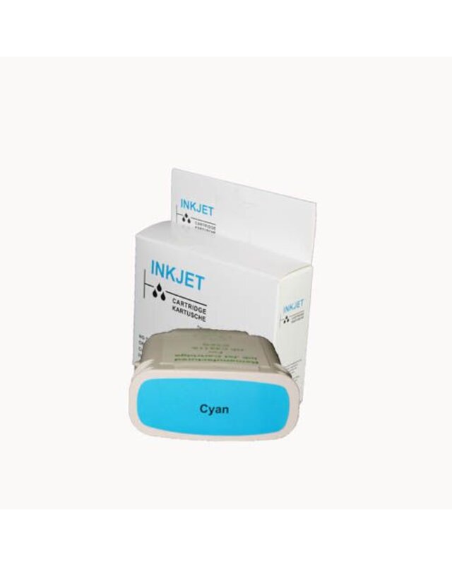 inkt cartridge compatibel voor Hp 82 cyan wit Label