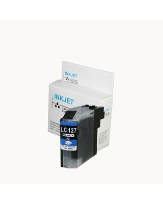 Xxl alternatief patroon voor Brother Lc127Xl Lc129Xl zwart (met chip) wit Label