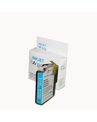 Xxl alternatief inkt cartridge voor Brother Lc125Xl cyan (met chip) wit Label