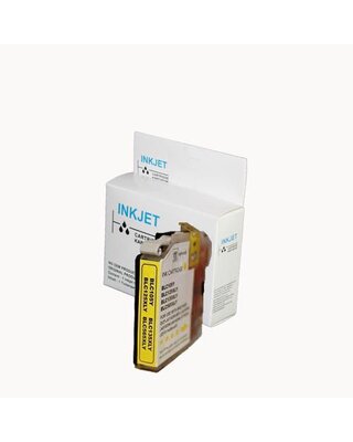 Xxl alternatief inkt cartridge voor Brother Lc125Xl geel (met chip) wit Label