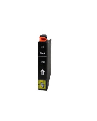 2 STUKS alternatief inkt cartridge compatibel voor Epson T1281 zwart