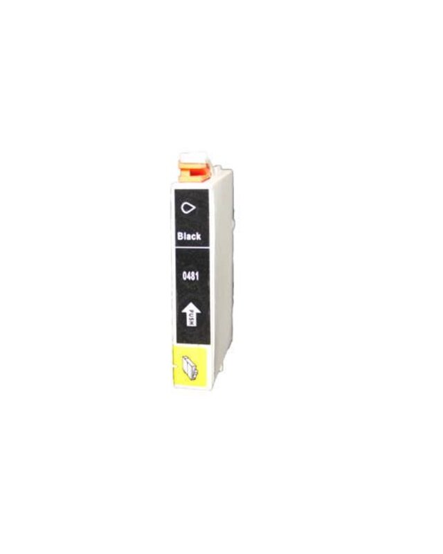 2 STUKS alternatief inkt cartridge compatibel voor Epson T0481 zwart