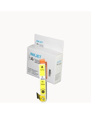 alternatief inkt cartridge voor Epson 27 27Xl geel wit Label