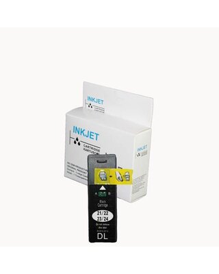 alternatief inkt cartridge voor Dell 21 zwart wit Label