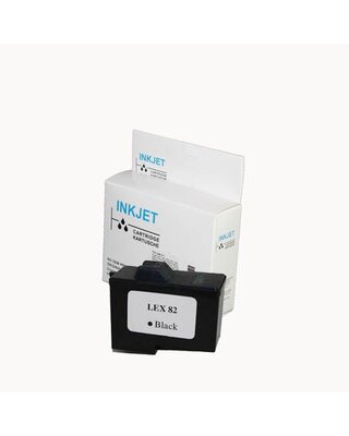 alternatief inkt cartridge voor Lexmark 82 zwart wit Label