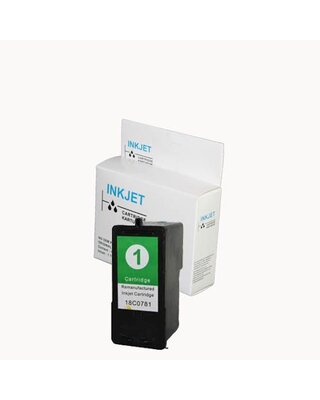 alternatief inkt cartridge voor Lexmark 1 (18C0781) Colour wit Label