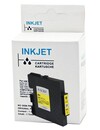 alternatief patroon voor Ricoh Gc41Y geel wit Label