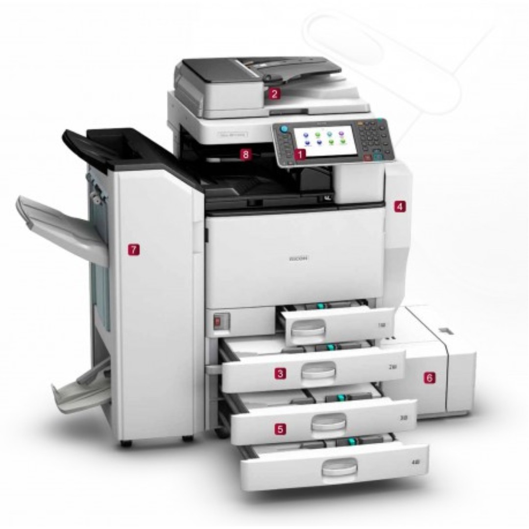 partner Puno Verbergen Ricoh MPC3002 A3-A4 kleurenprinter met scanner - Goedkoopsteprinter