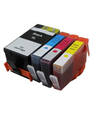 Set 4x alternatief patroon voor HP 934XL 935XL EXTRA veel inhoud BCYM