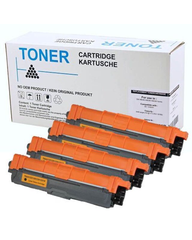 Set 4x alternatief Toner voor Brother TN242 TN246 HL3142CW