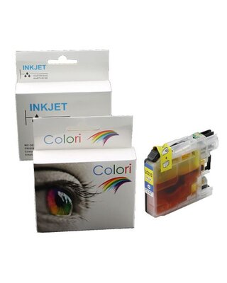 alternatief patroon voor Brother LC 223 geel (met chip) EXTRA VEEL INHOUD !