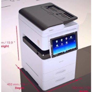 Ricoh MP305 – Compacte A4/A3 Multifunctionele Printer met Groot Display