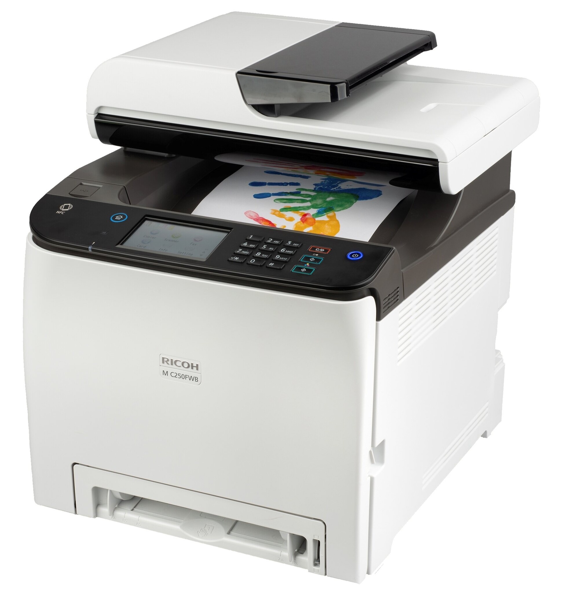 Ricoh Ricoh M C250FWB A4 kleuren laserprinter met wifi, kopieren en scannen
