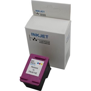 Hp 302XL Color 18 ML (met niveau-indicator)alternatief inkt cartridge