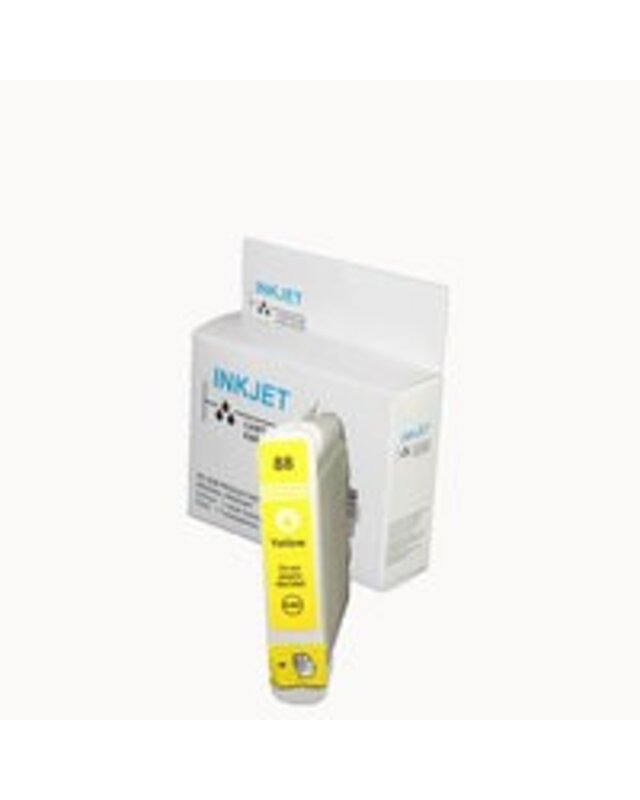 Set compatibel voor Hp 88XL zwart cyan magenta en yellow EXTRA GROTE INHOUD