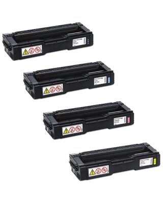compatibel tonerset voor Ricoh SP-C250 SF BCYM