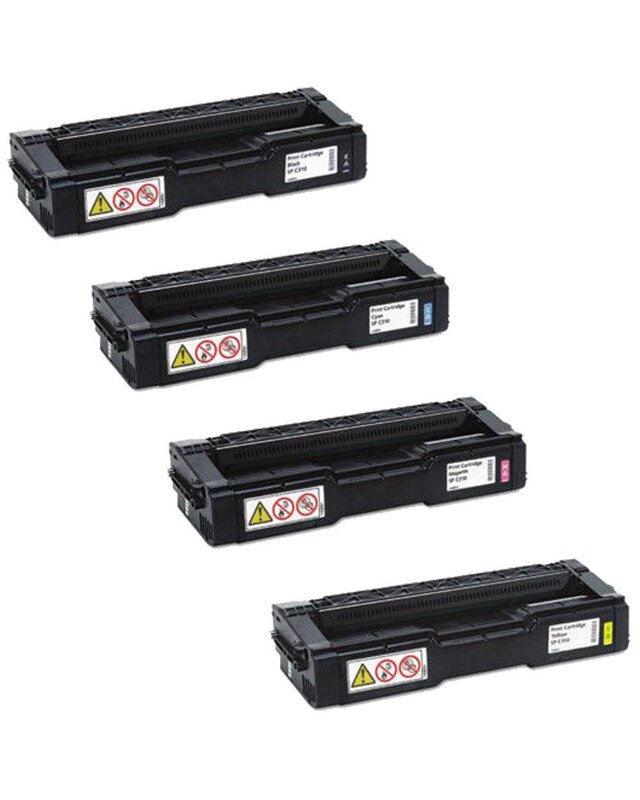 compatibel tonerset voor Ricoh SP-C250 SF BCYM