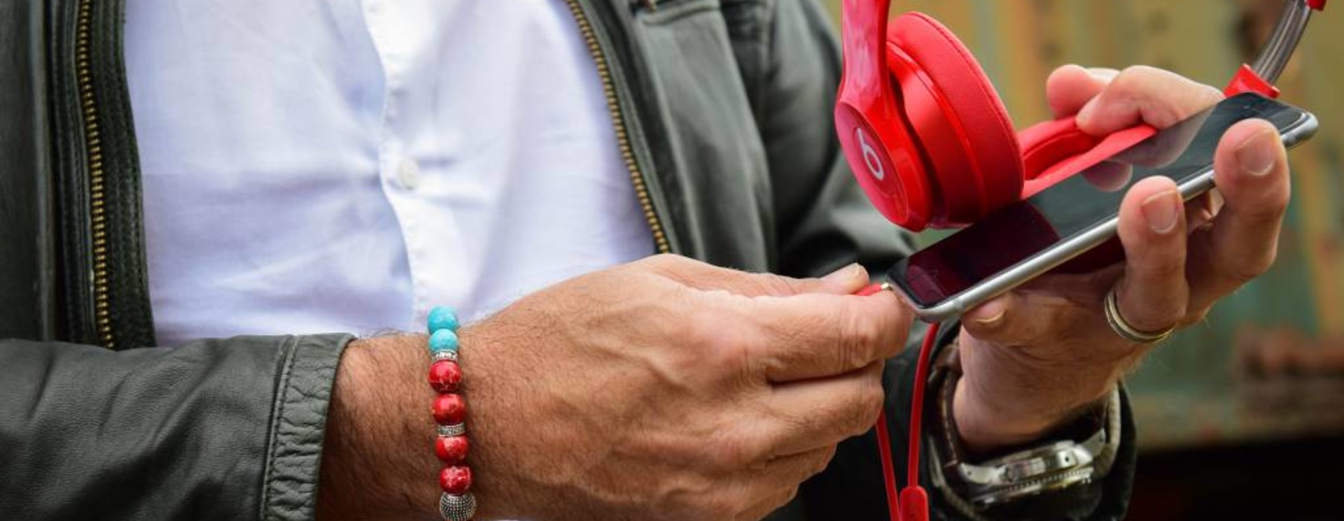 Armbänd Rot