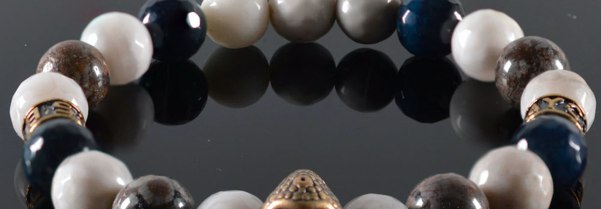 Armband heren Buddha White Air