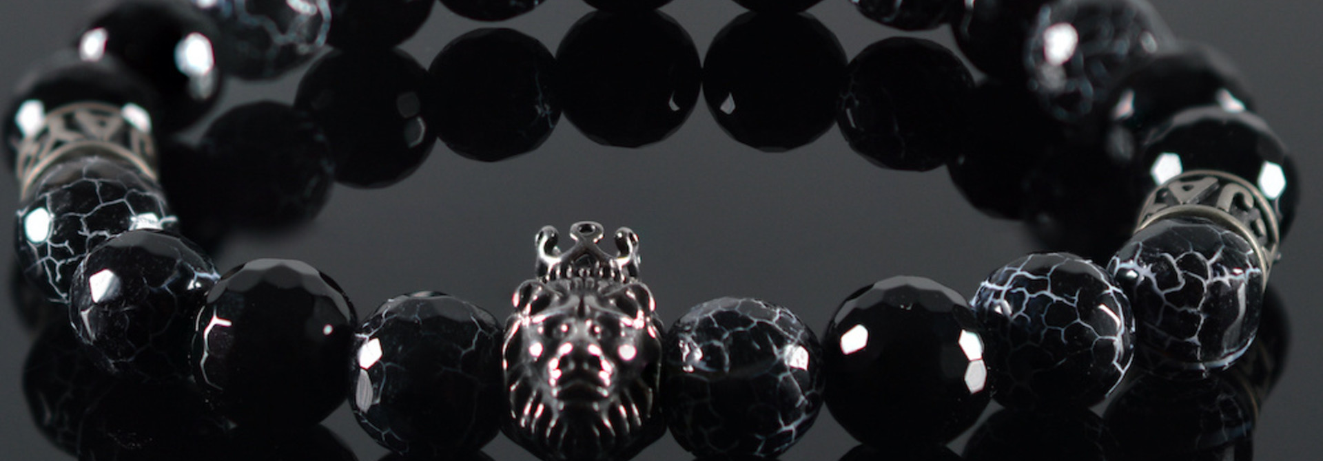 Armband heren Lionhead Crackle Jack