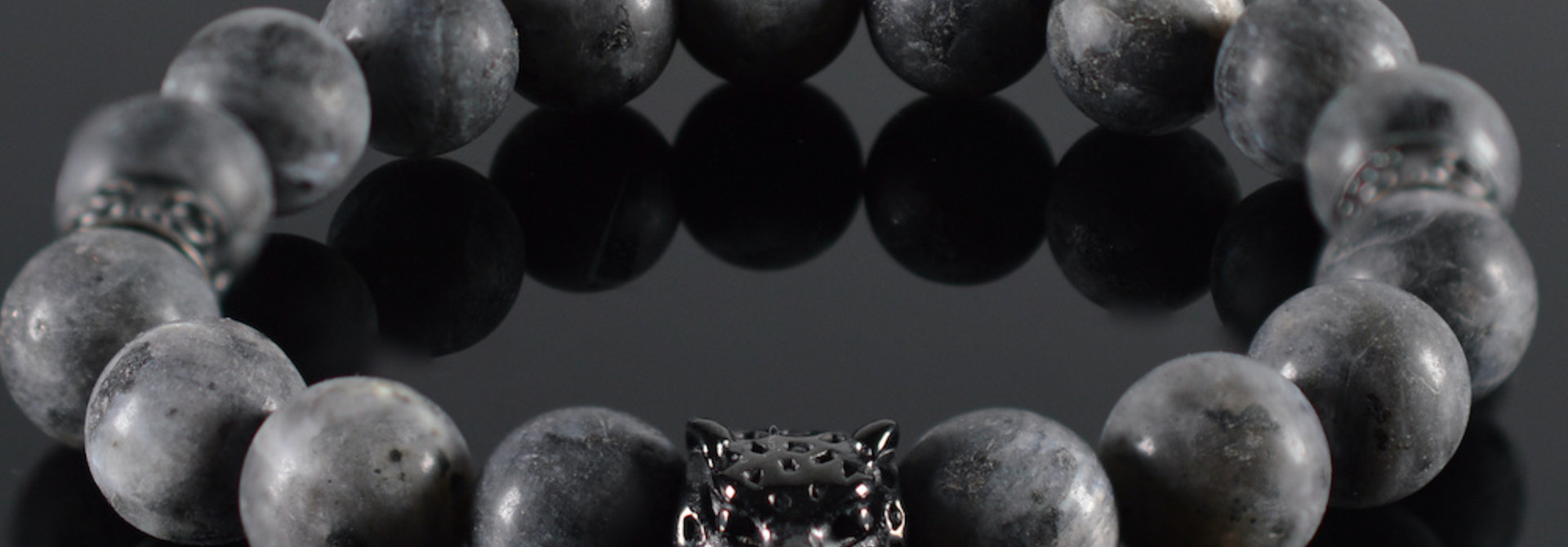 Armband Männer Grauer Panther