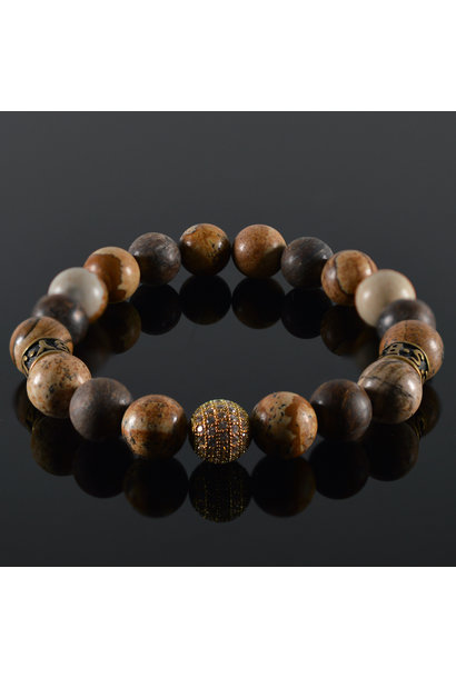 Heren Armband Bourgondi