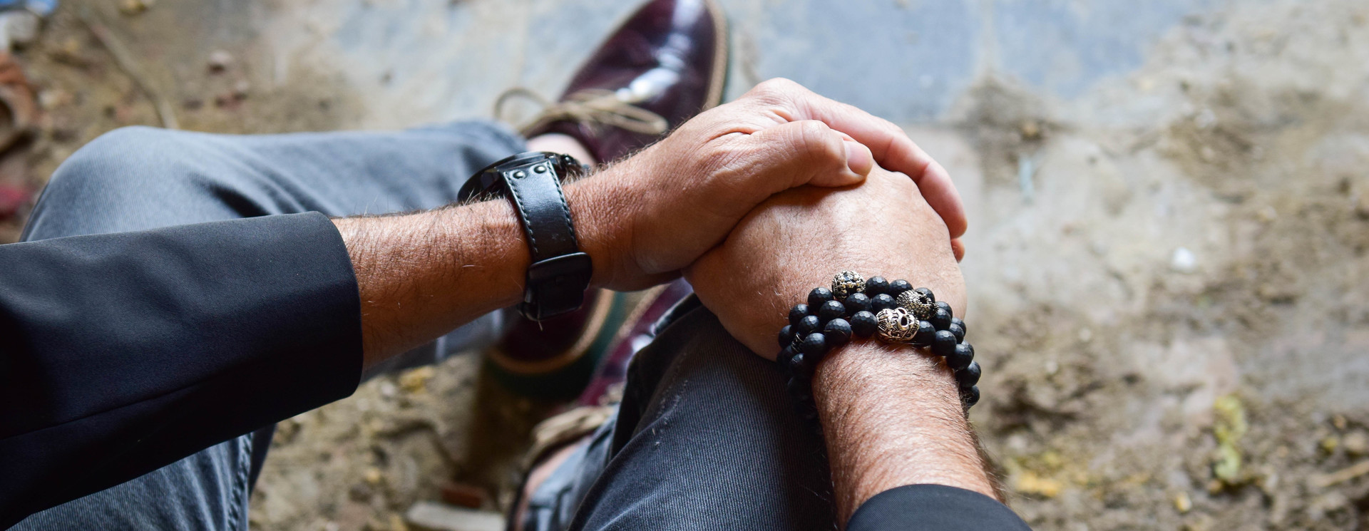 Herren Armbander Totenkopf