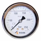 Pressure gauge 0-250 bar 1/4" rear connection