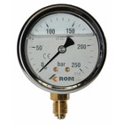 Pressure gauge 0-250 bar, 1/4" under connection