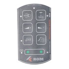 Tele Radio ROM foil for 8-button Professional-Remote transmitter with iROM